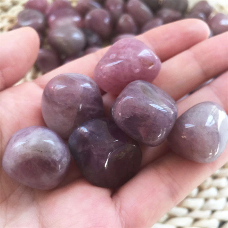 Pink Amethyst Tumble Stones