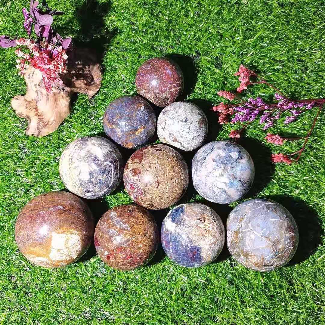 Pietersite Stone Spheres