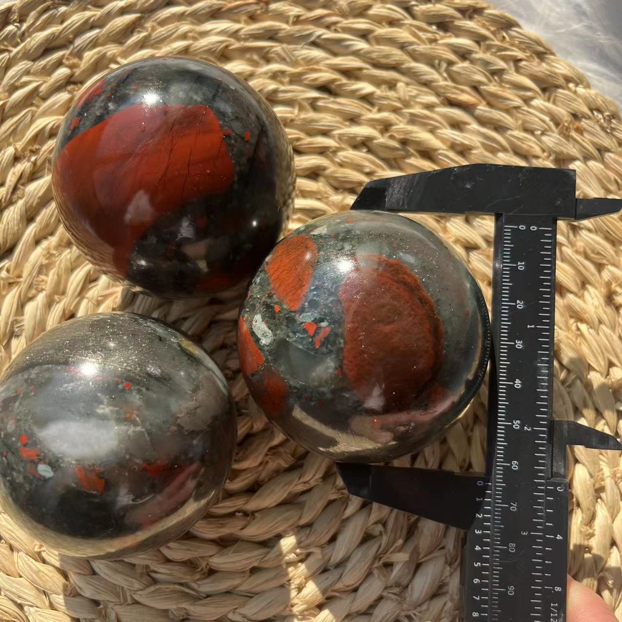 African Blood Stone Spheres