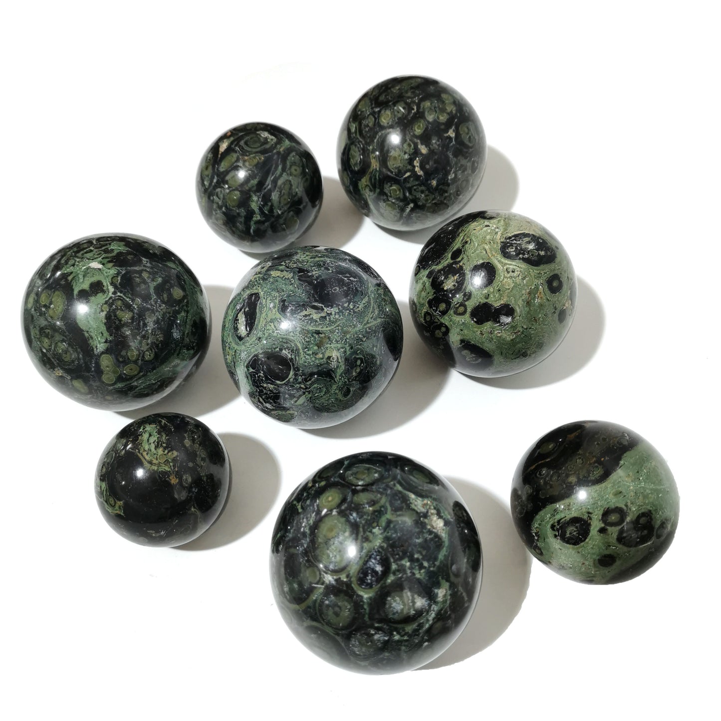 Kambaba Jasper Crystal Spheres