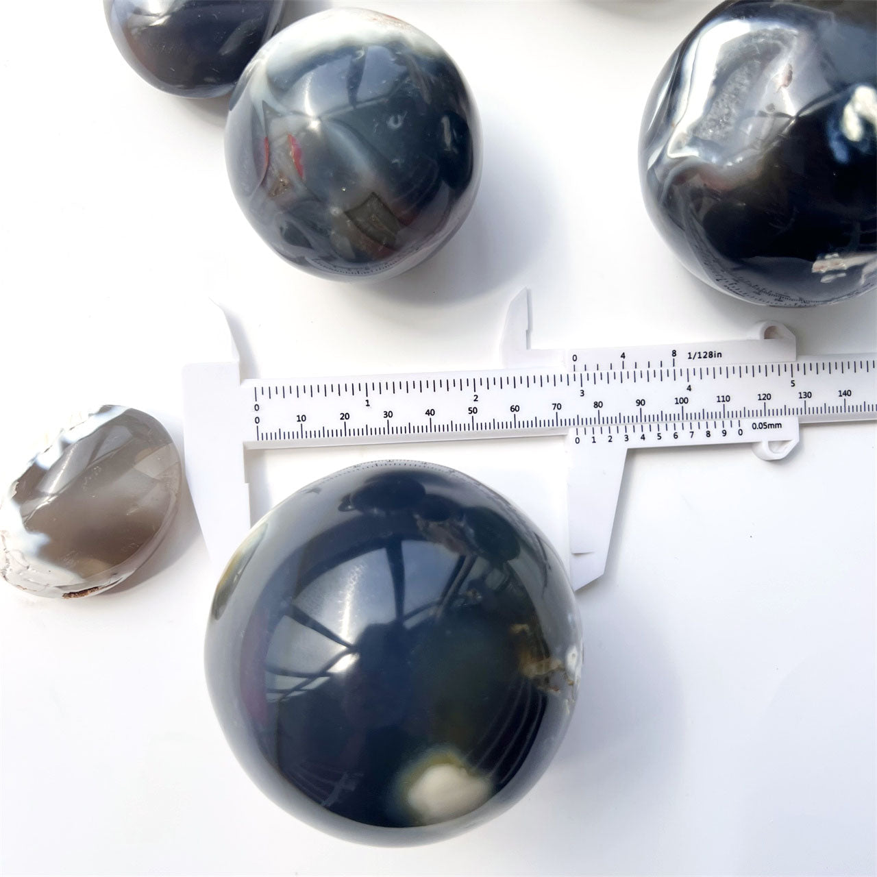 Orca Agate Spheres