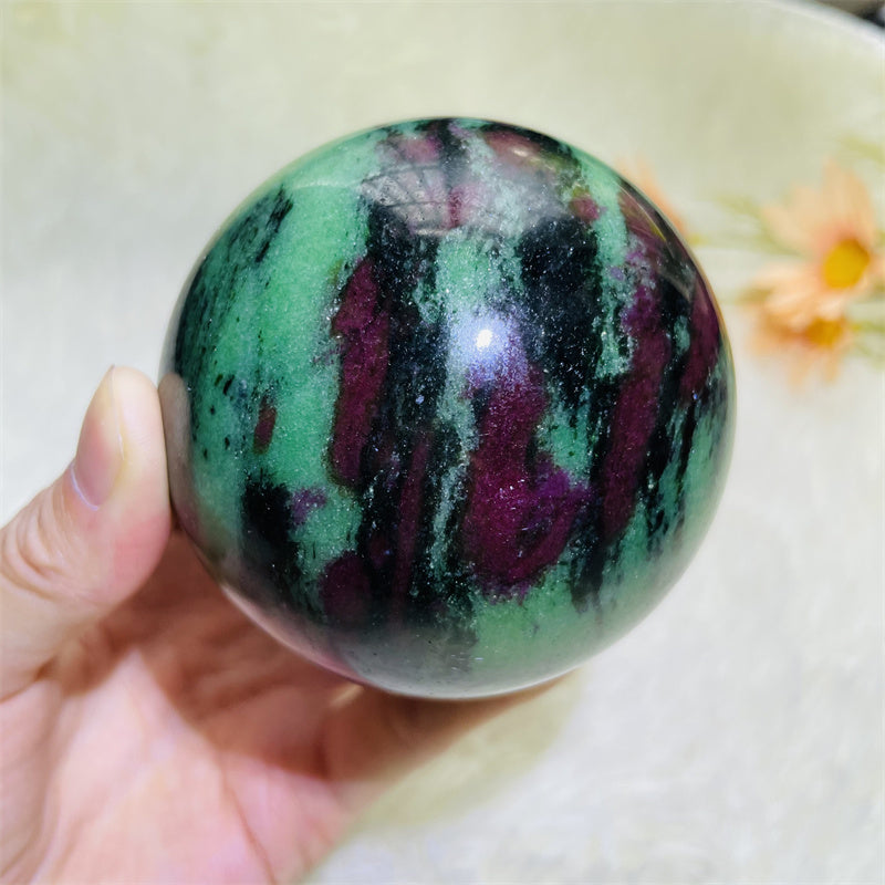 Ruby Zoisite Spheres