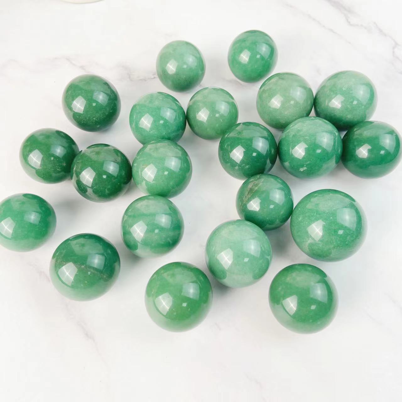 Green Aventurine Mini Spheres