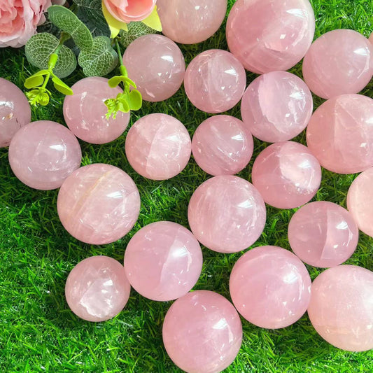 Rose Quartz Spheres