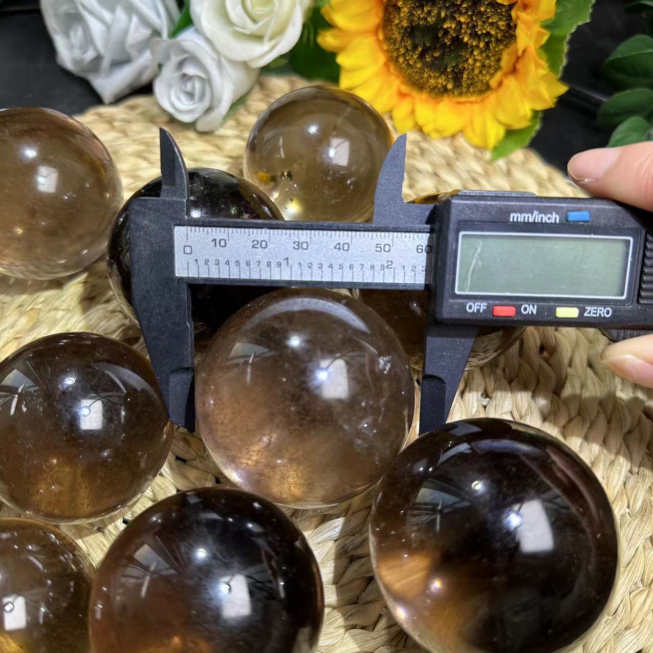 Smoky Quartz Spheres