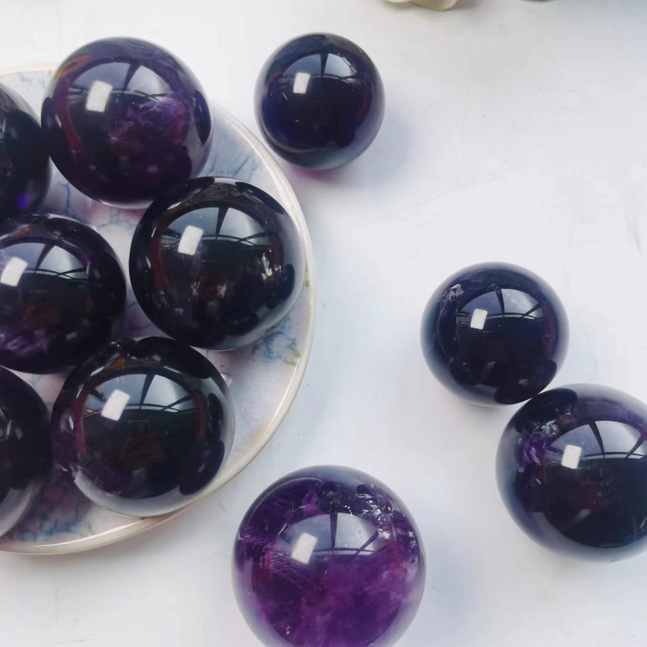 Dark Amethyst Spheres