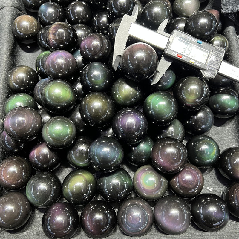 Rainbow Tiger Eye Stone Spheres