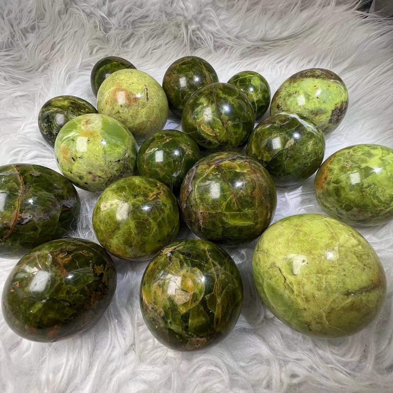 Green Opal Spheres