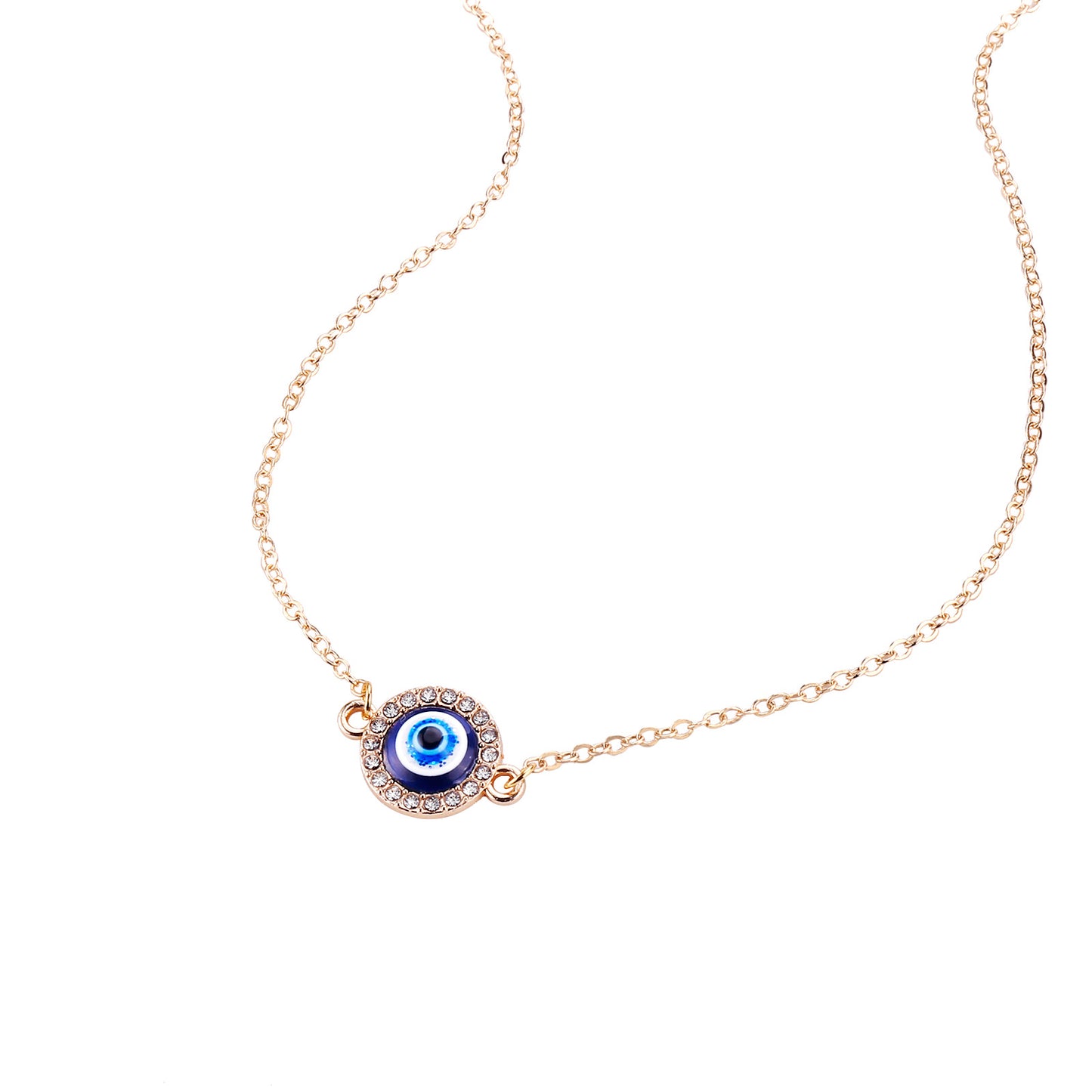 Evil Eye Silver Gold Color Necklace Pendants