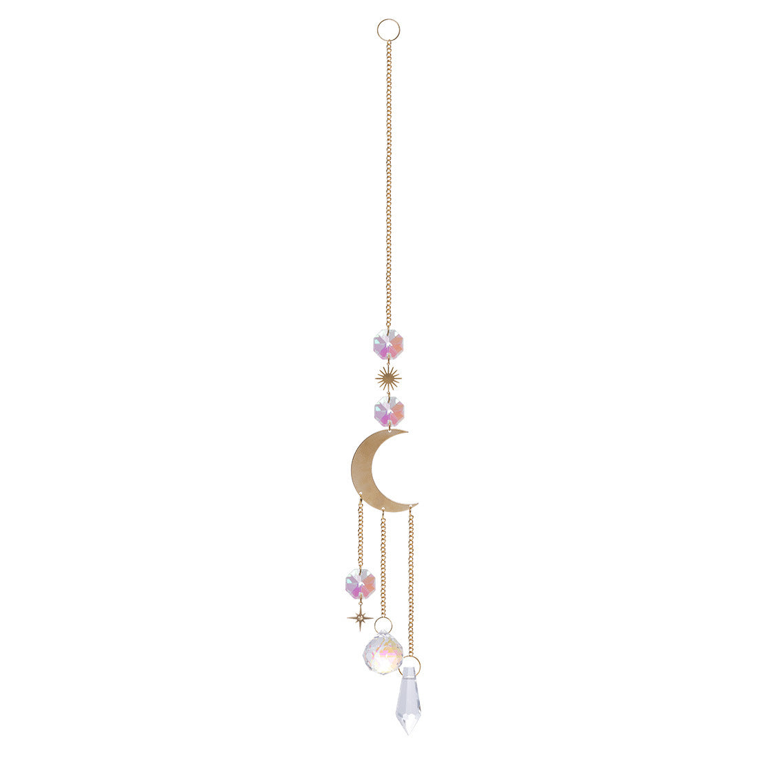 Golden Color Pendant Suncatcher Ornaments