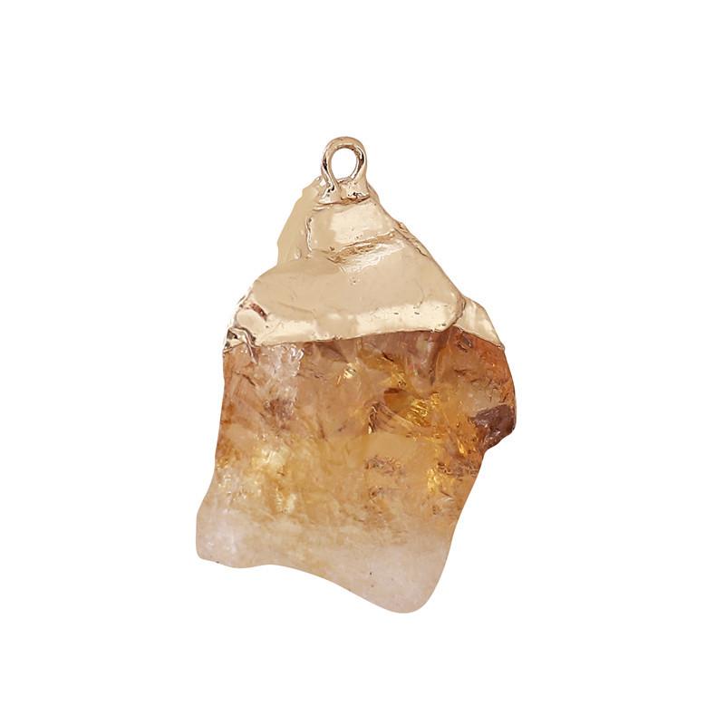 Rough Crystal Stone Pendants for Necklace