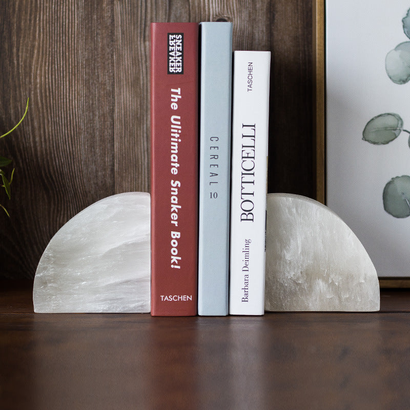 Selenite Bookend Home Ornaments