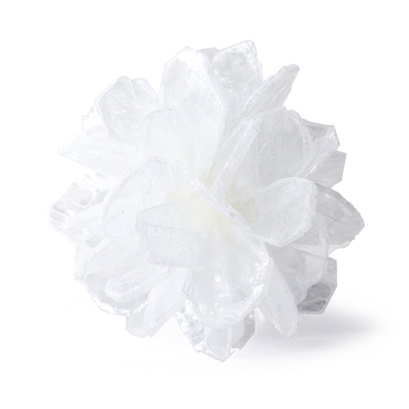 Selenite Blooming Flower Table Ornaments