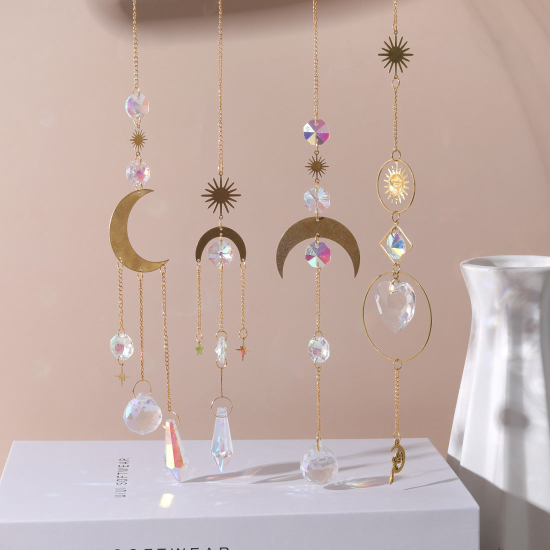 Moon Star Planet Pendant Suncatcher Ornaments