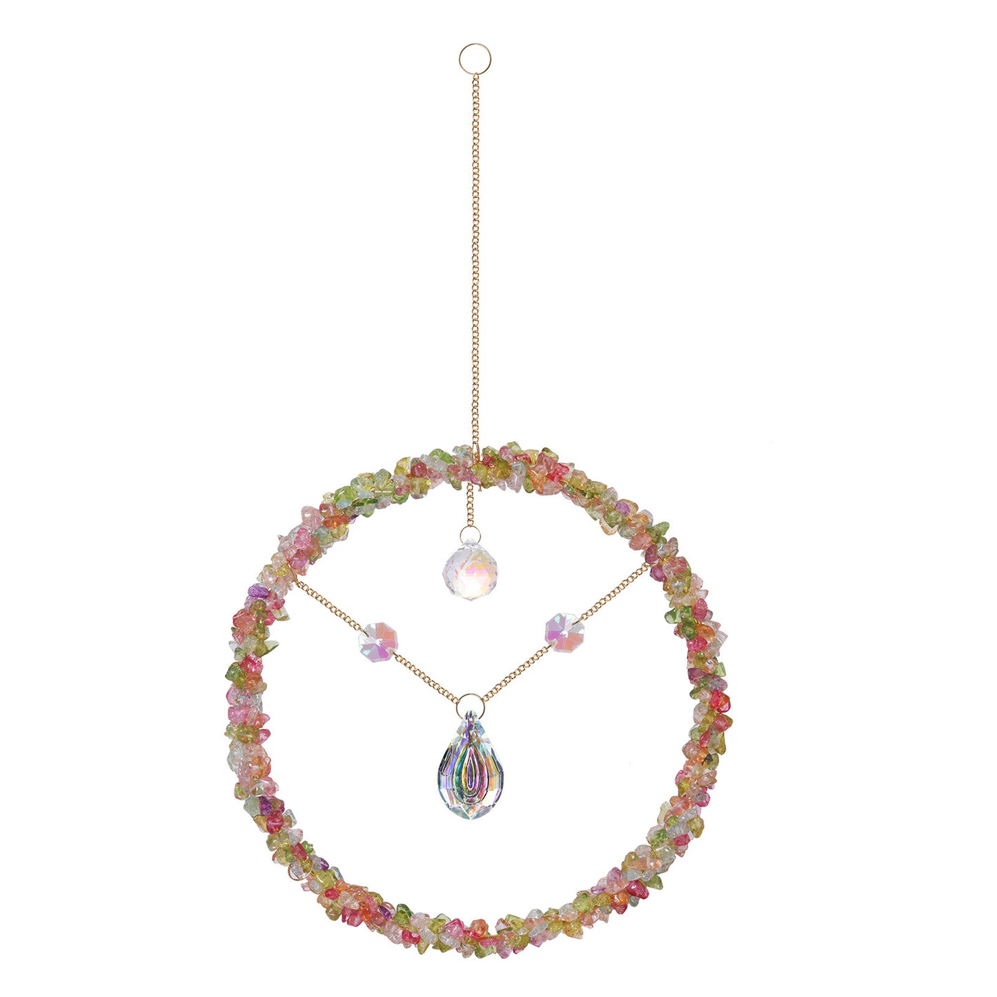 Crystal Chip Pendant Drop Suncatcher Ornaments