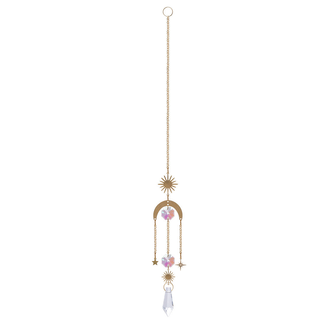 Golden Color Pendant Suncatcher Ornaments