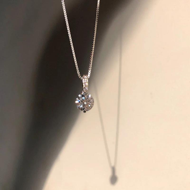 Zircon S925 Drop Necklaces