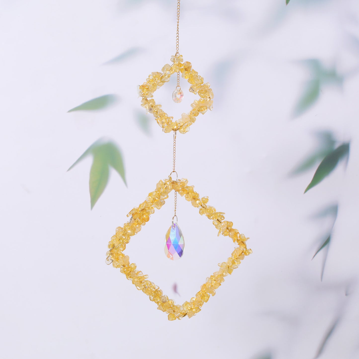 Crystal Chip Pendant Drop Suncatcher Ornaments