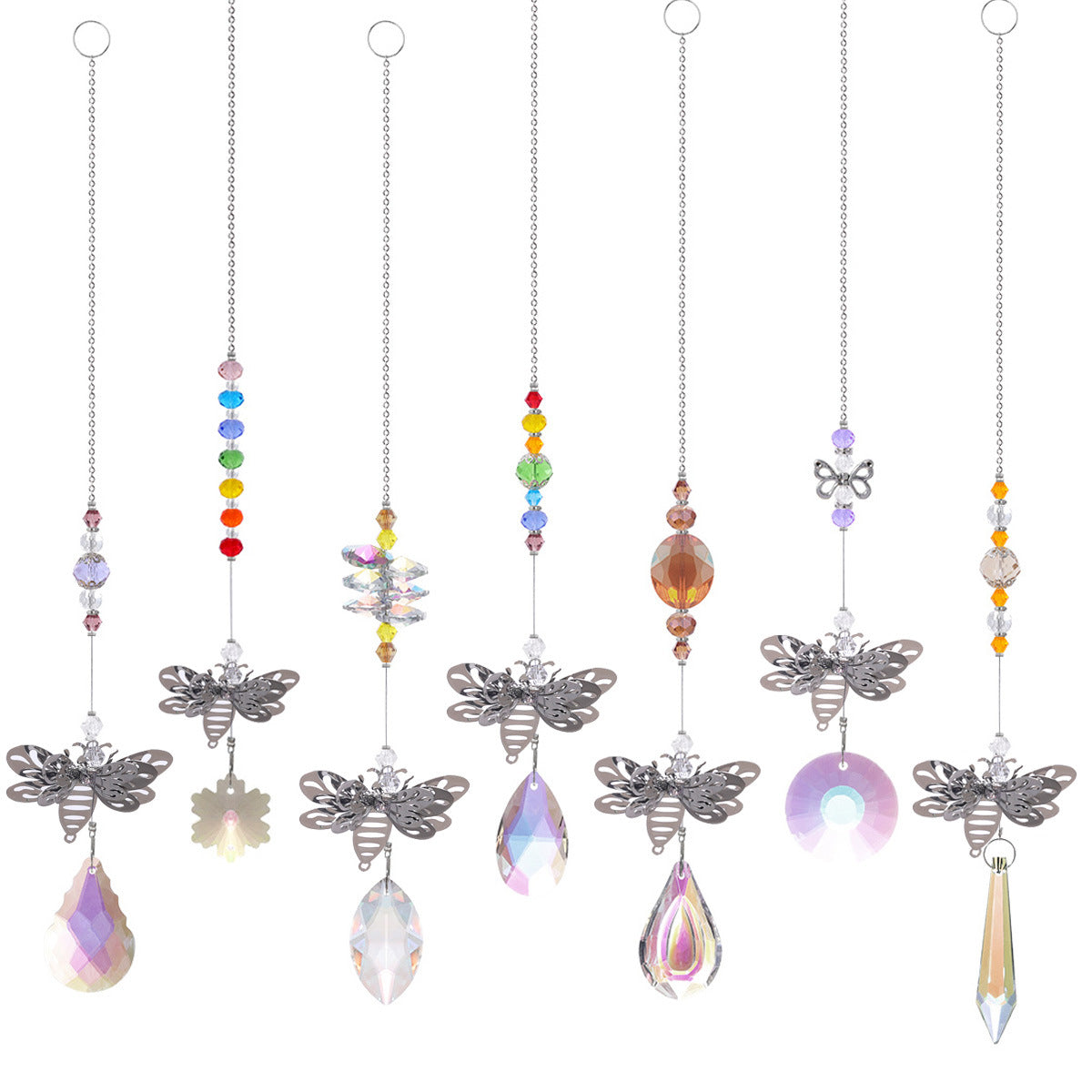 Flying Bees Suncatcher Ornaments