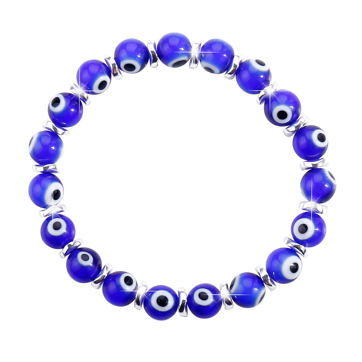 Evil Eye 8mm Bead Bracelets