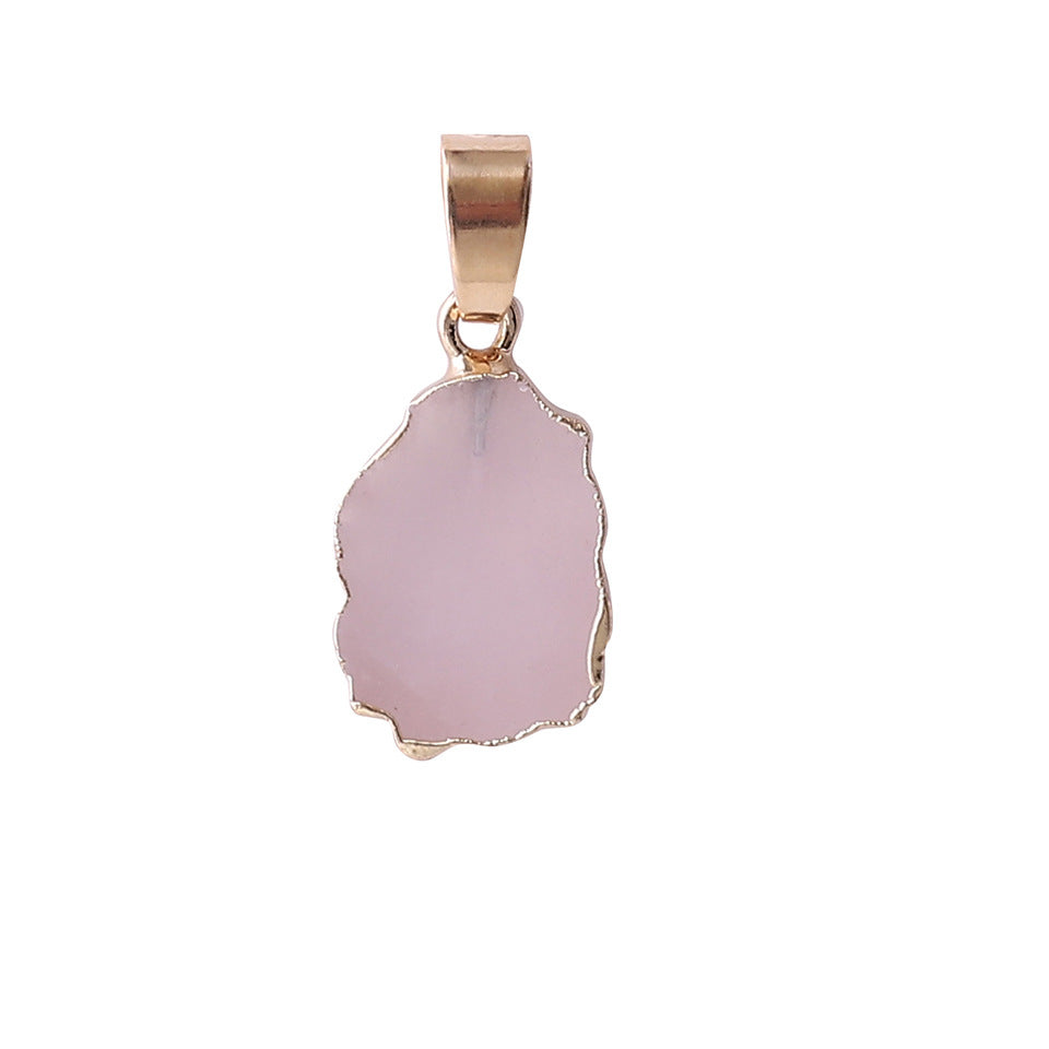 Irregular Rough Crystal Piece Pendants for Necklace