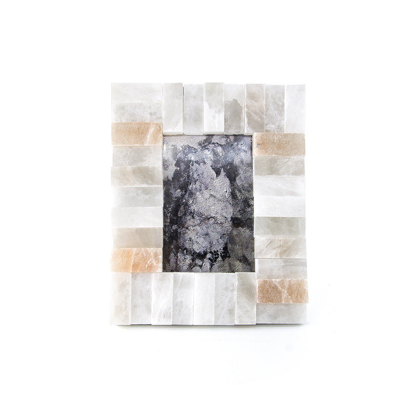 Selenite Piece Photo Frame Home Ornaments