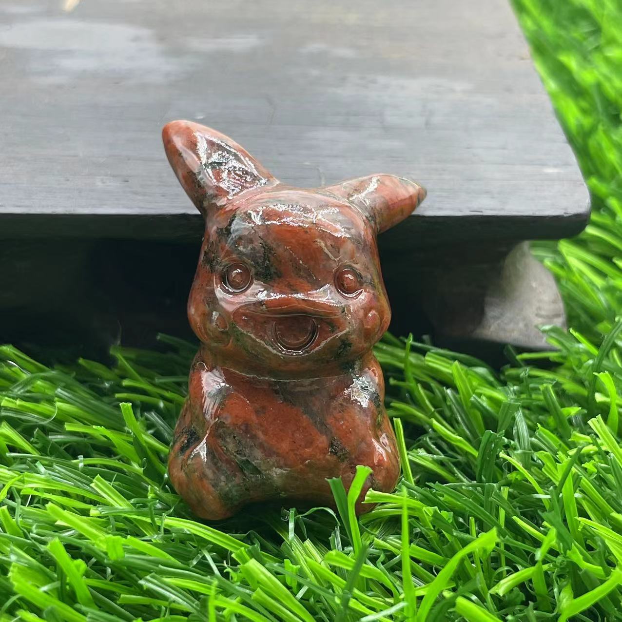 32 Materials of Pokemen Pikacu Carvings 4cm