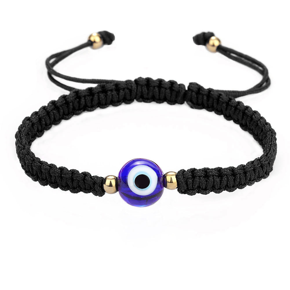 Evil Eye Braided Rope Bead Bracelets