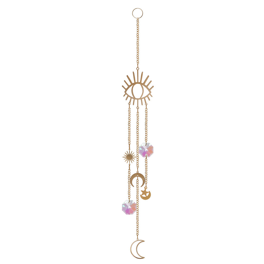 Golden Color Pendant Suncatcher Ornaments