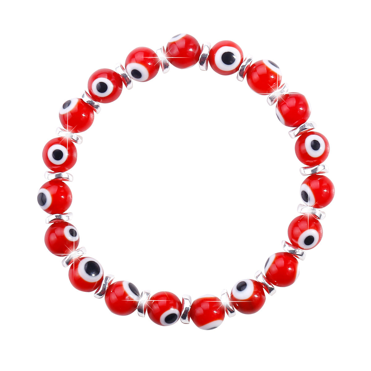 Evil Eye 8mm Bead Bracelets