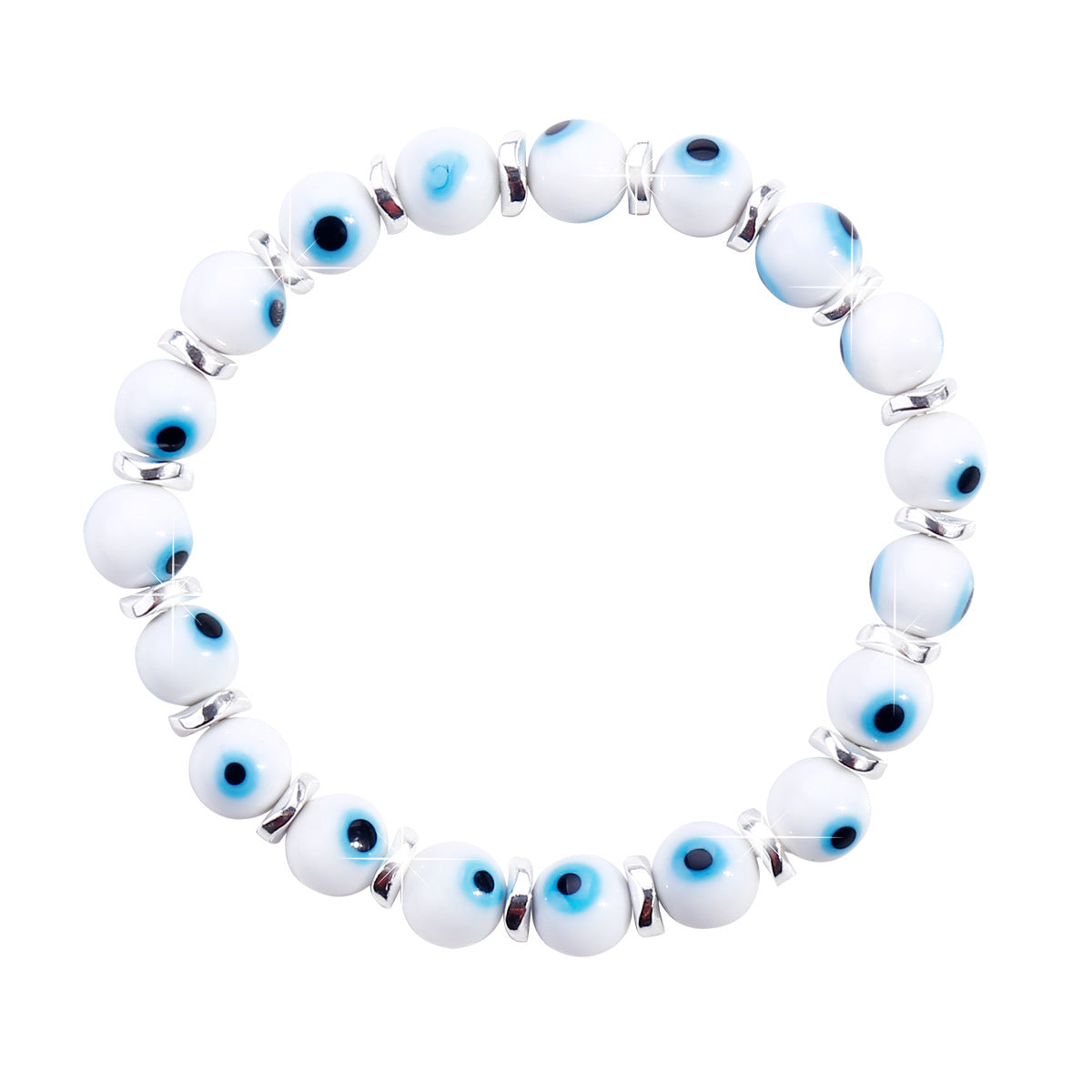 Evil Eye 8mm Bead Bracelets