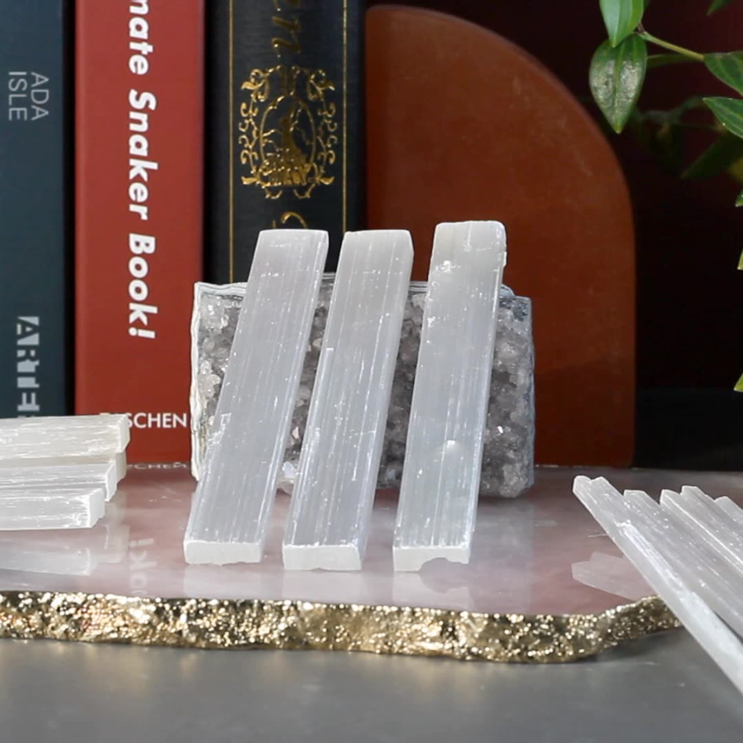 Selenite Wands for Energy Healing Ornaments