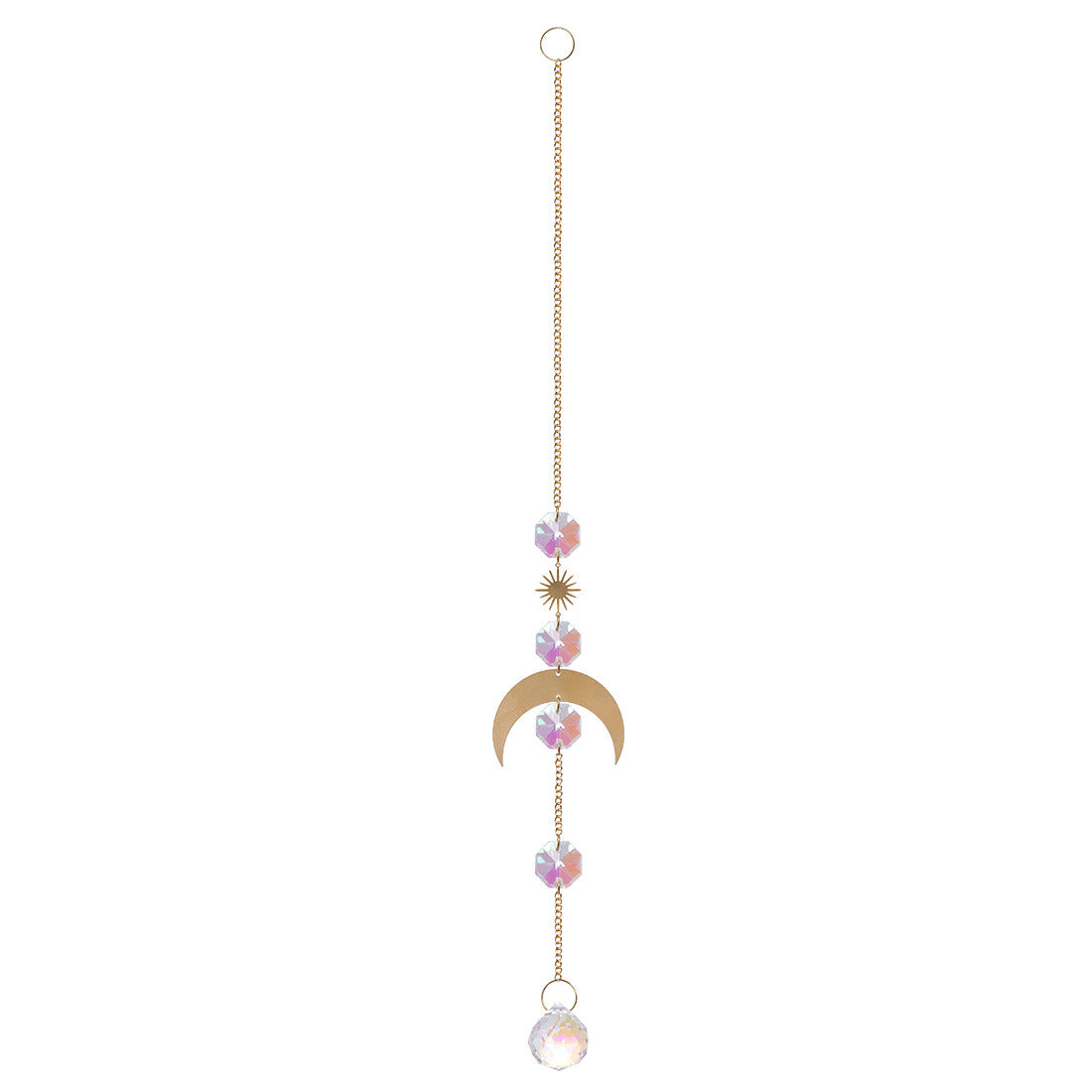 Golden Color Pendant Suncatcher Ornaments