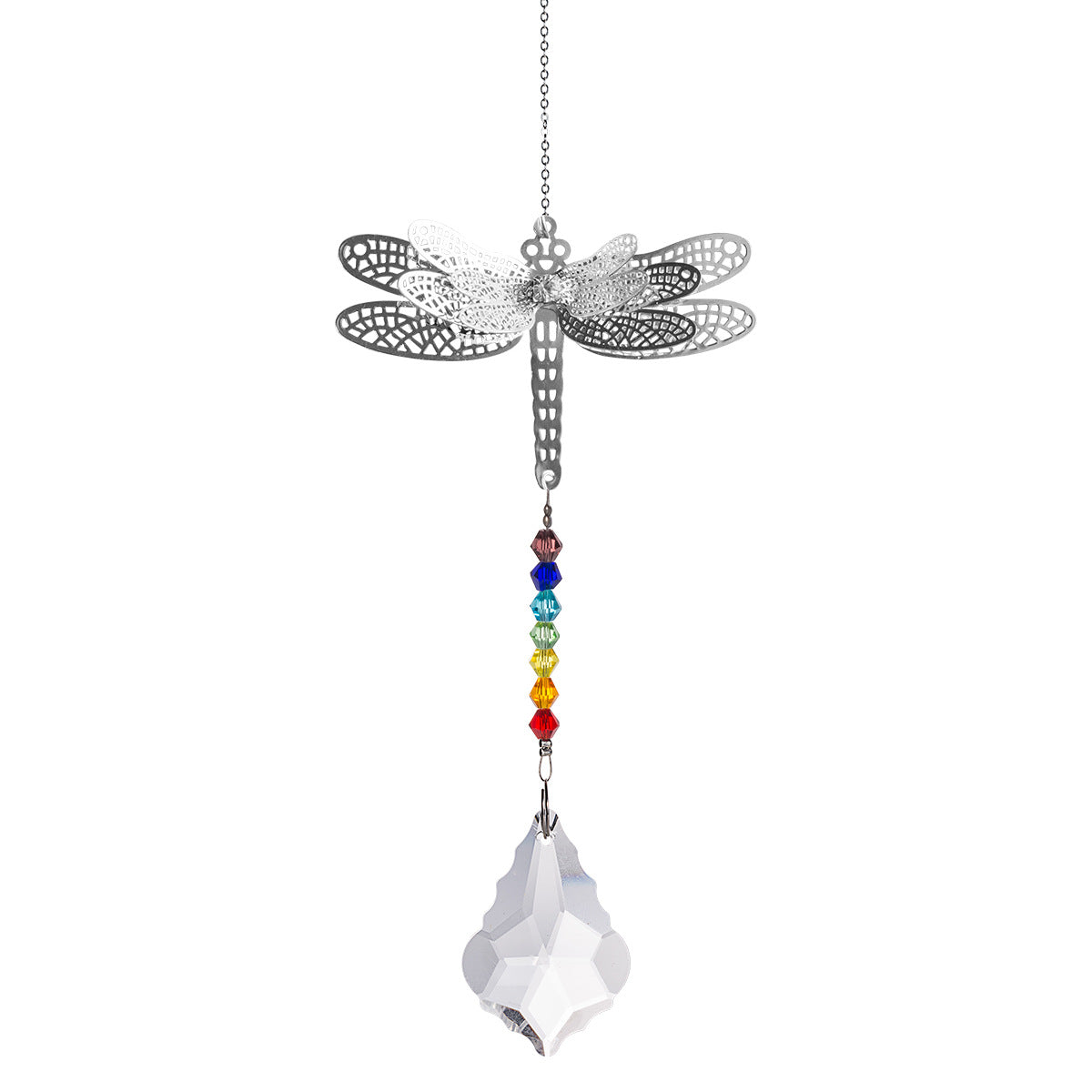 Dragonfly 7 Chakra Pendant Suncatcher Ornaments