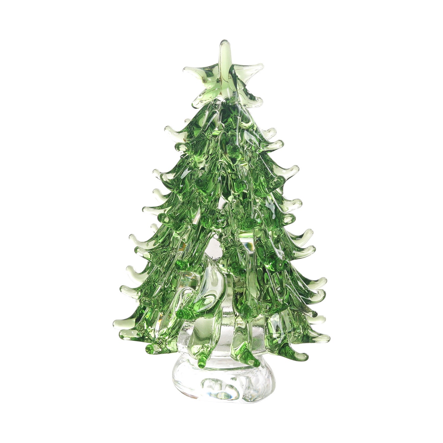 Glass Peace Christmas Tree Ornaments