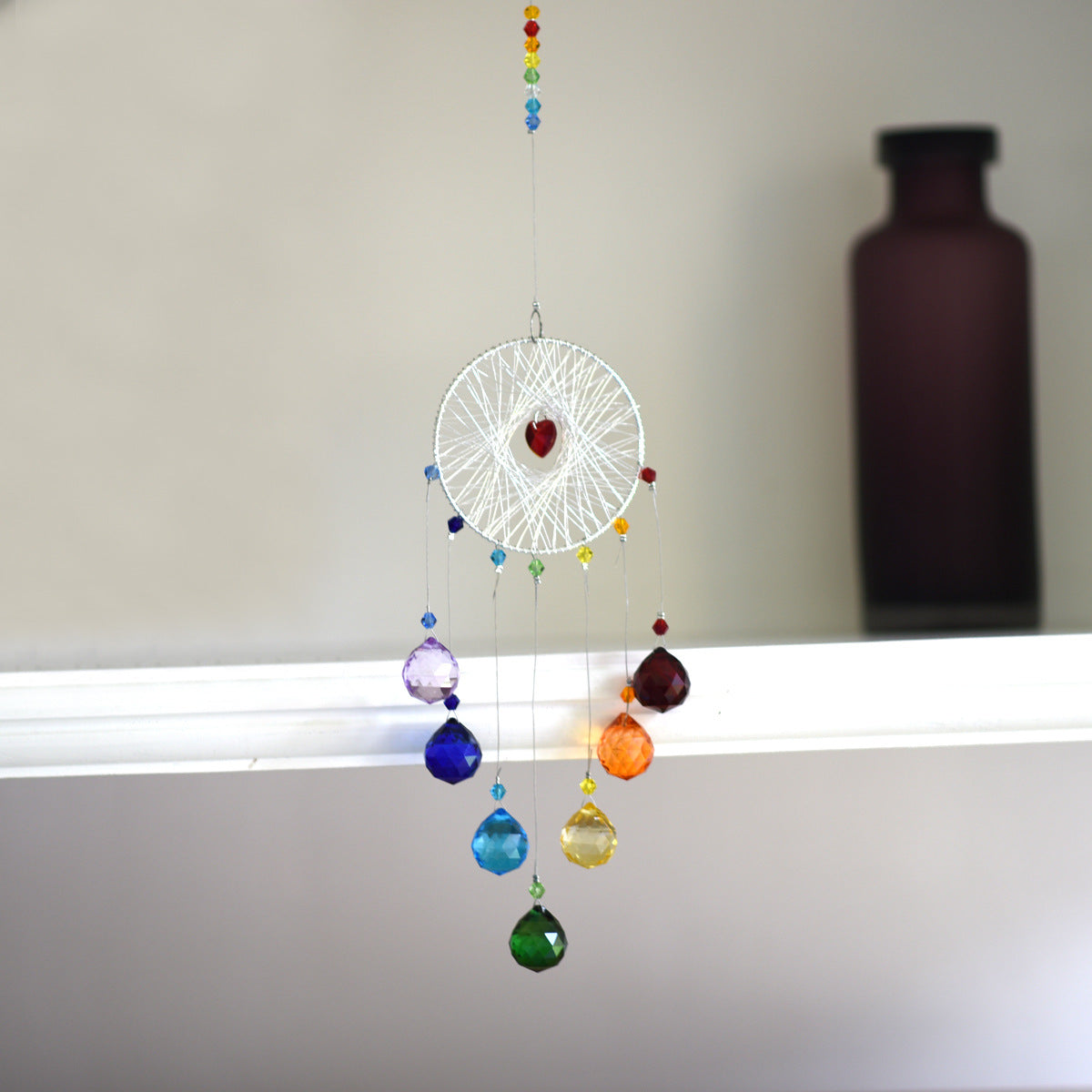 7 Chakra Rainbow Suncatcher Ornaments