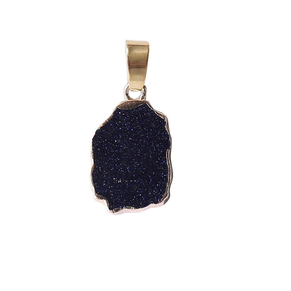 Irregular Rough Crystal Piece Pendants for Necklace