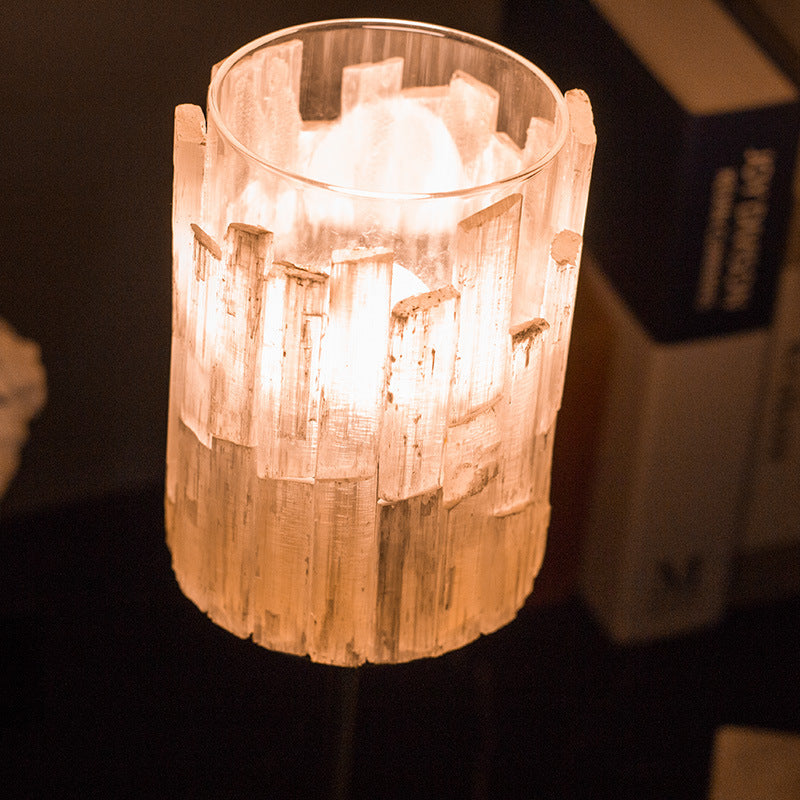 Selenite Bedside Lamp Atmosphere Light Home Ornaments