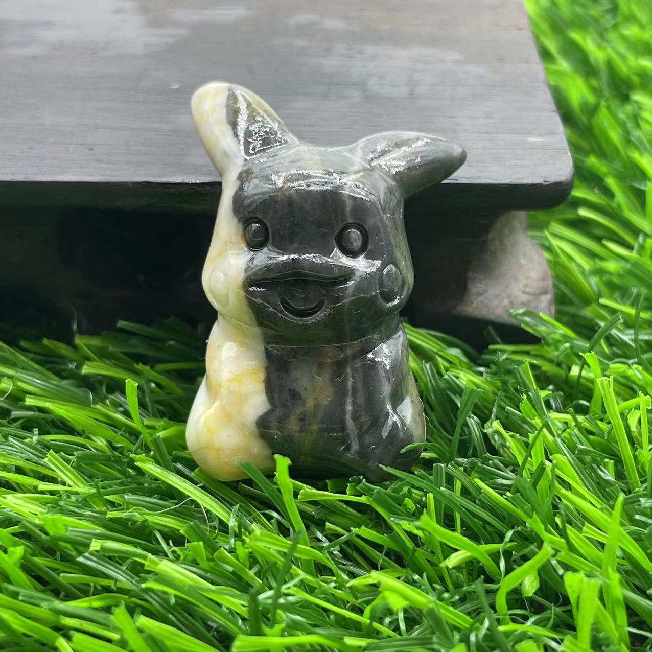 32 Materials of Pokemen Pikacu Carvings 4cm