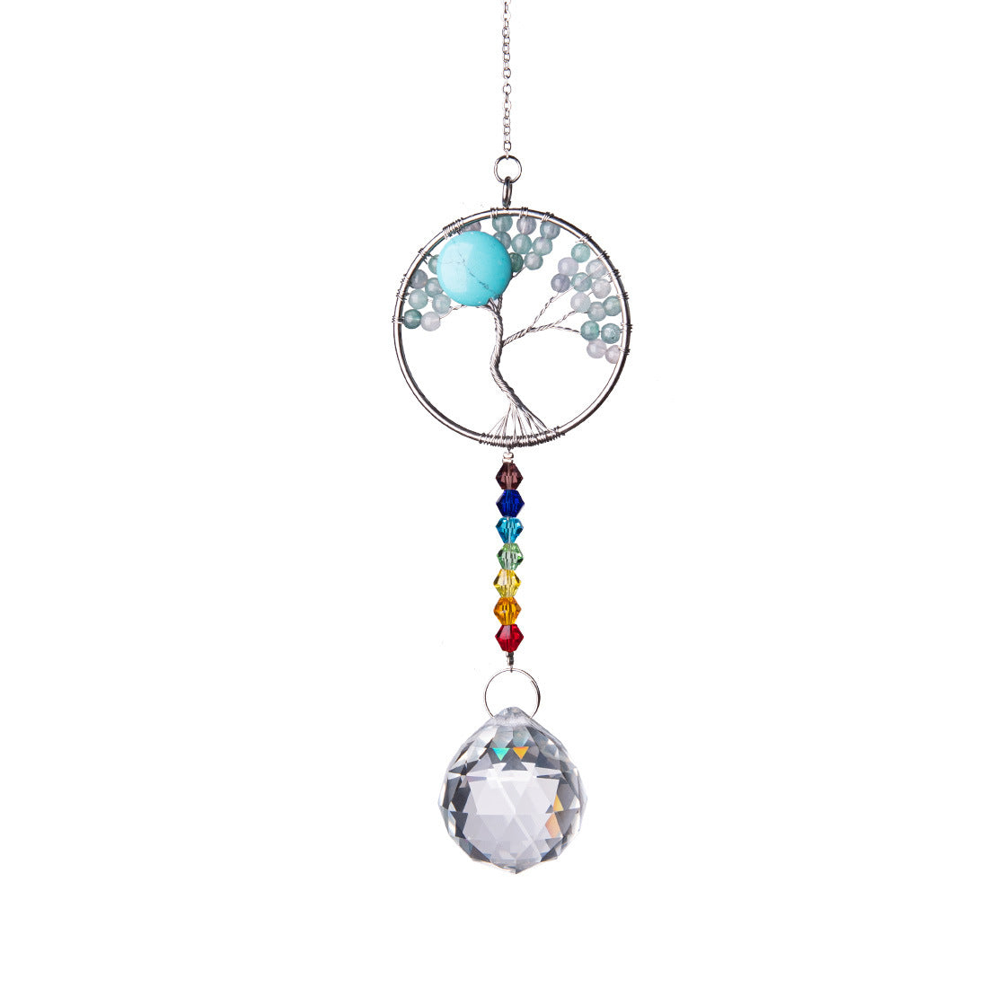 7 Chakra Life Tree Suncatcher Ornaments