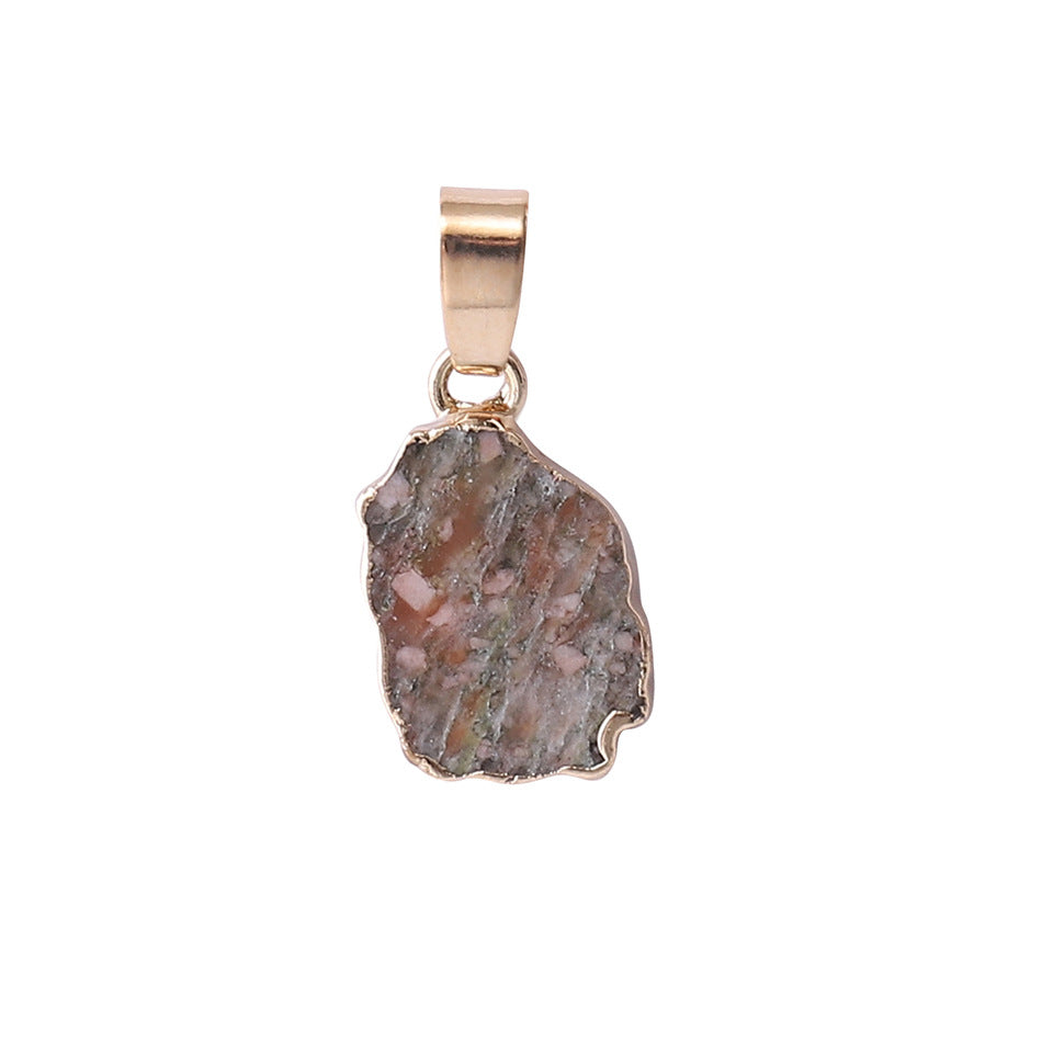 Irregular Rough Crystal Piece Pendants for Necklace