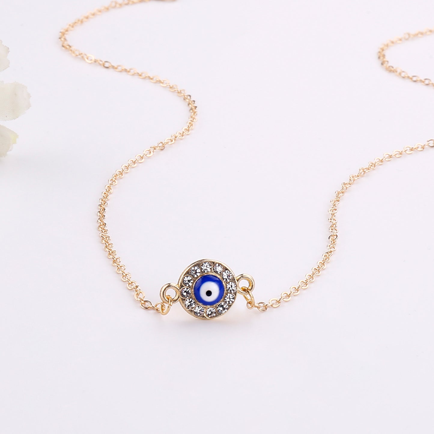 Evil Eye Silver Gold Color Necklace Pendants