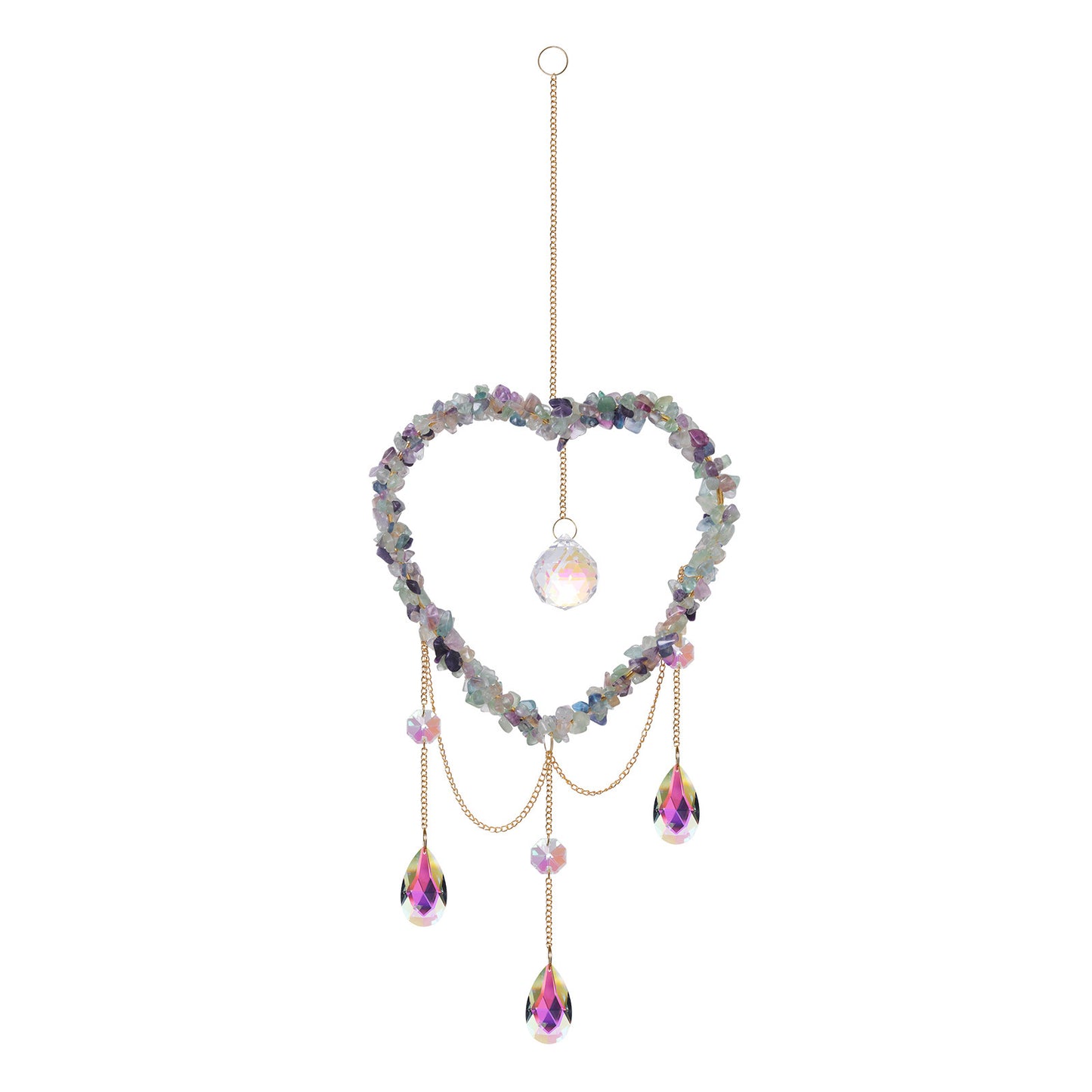 Crystal Chip Pendant Drop Suncatcher Ornaments