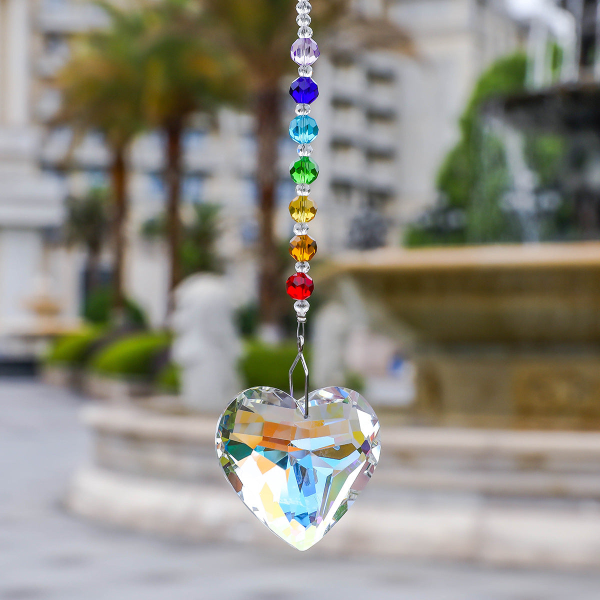 7 Chakra Rainbow Pendant Suncatcher Ornaments