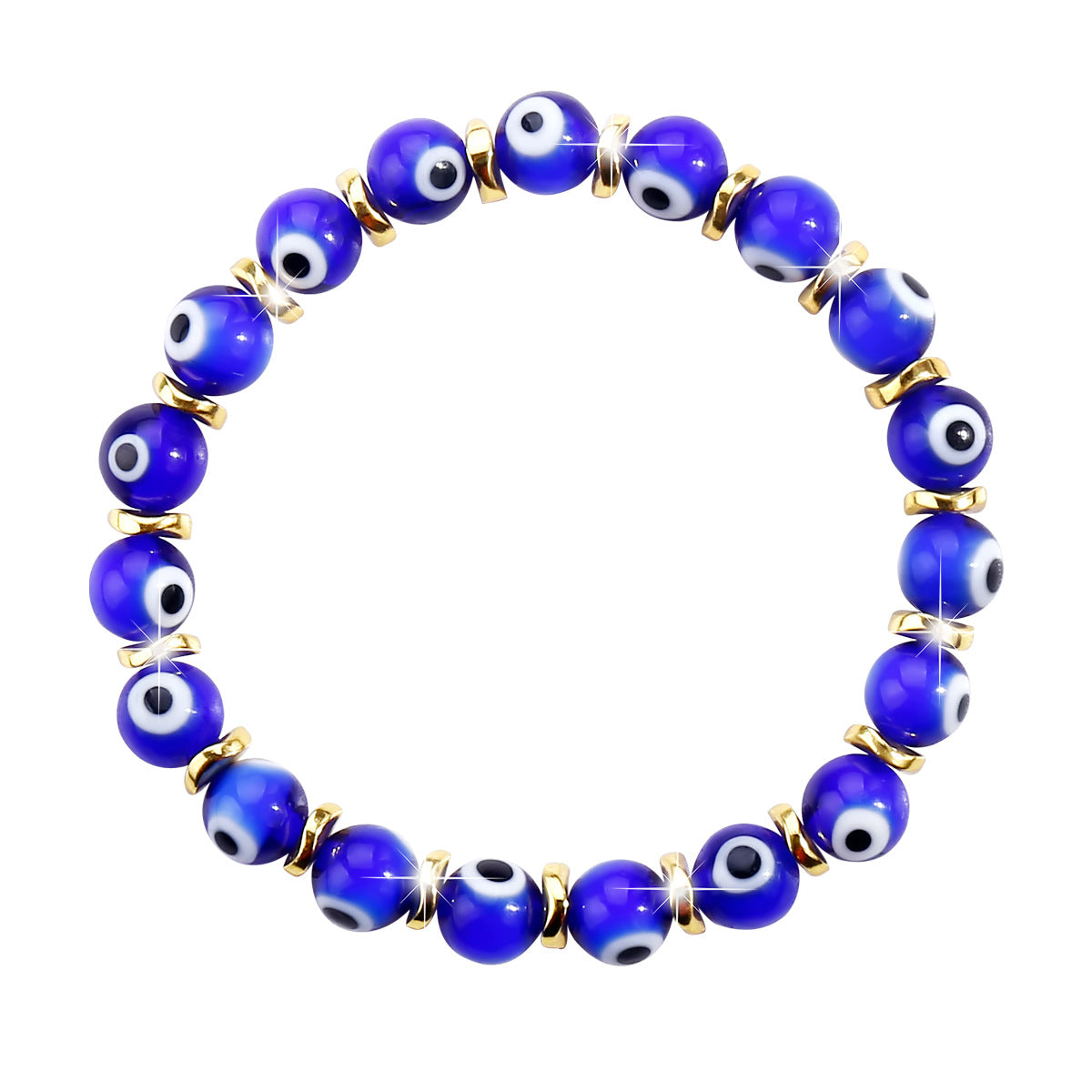 Evil Eye 8mm Bead Bracelets