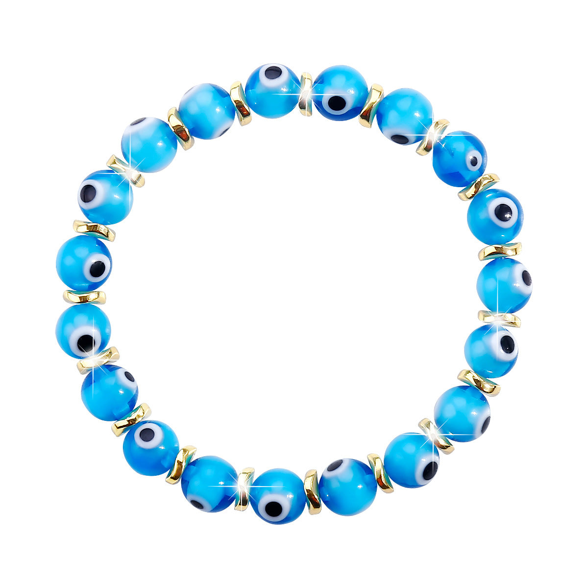 Evil Eye 8mm Bead Bracelets