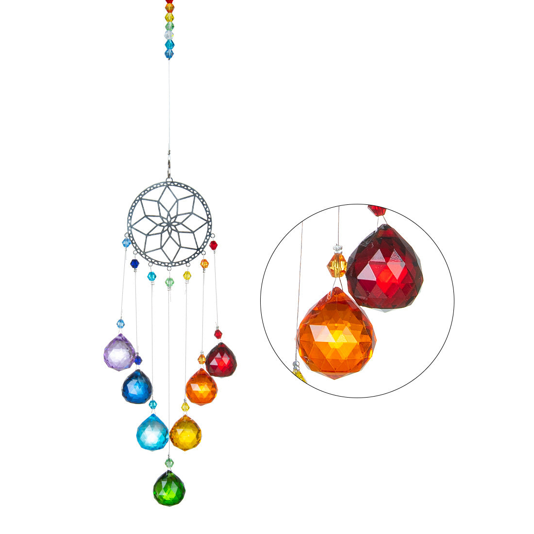 7 Chakra Rainbow Suncatcher Ornaments