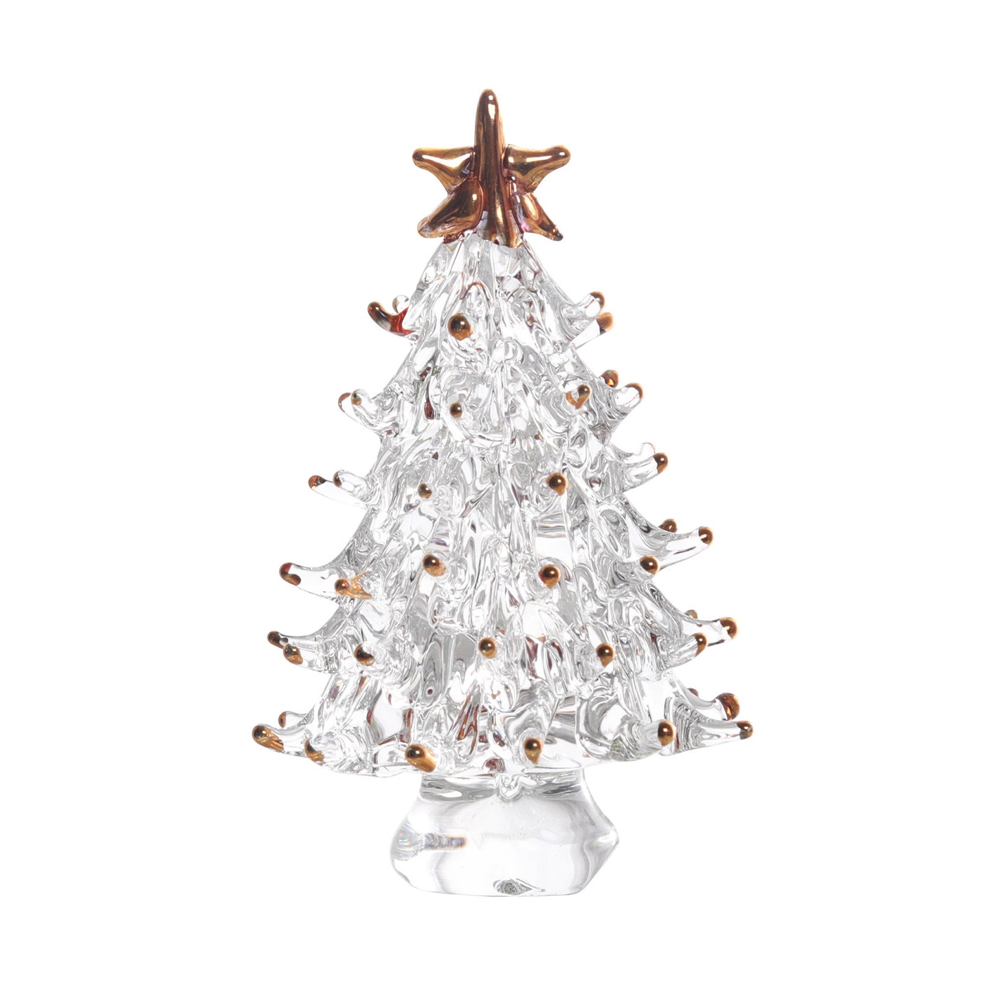 Glass Peace Christmas Tree Ornaments