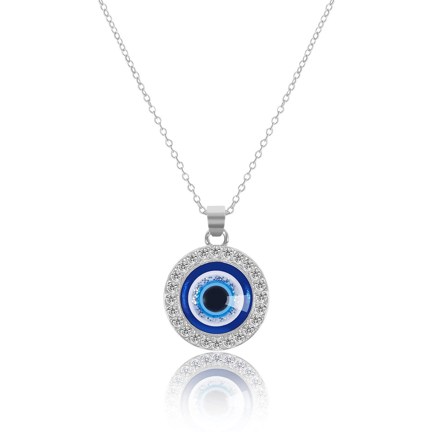 Evil Eye Silver Gold Color Necklace Pendants