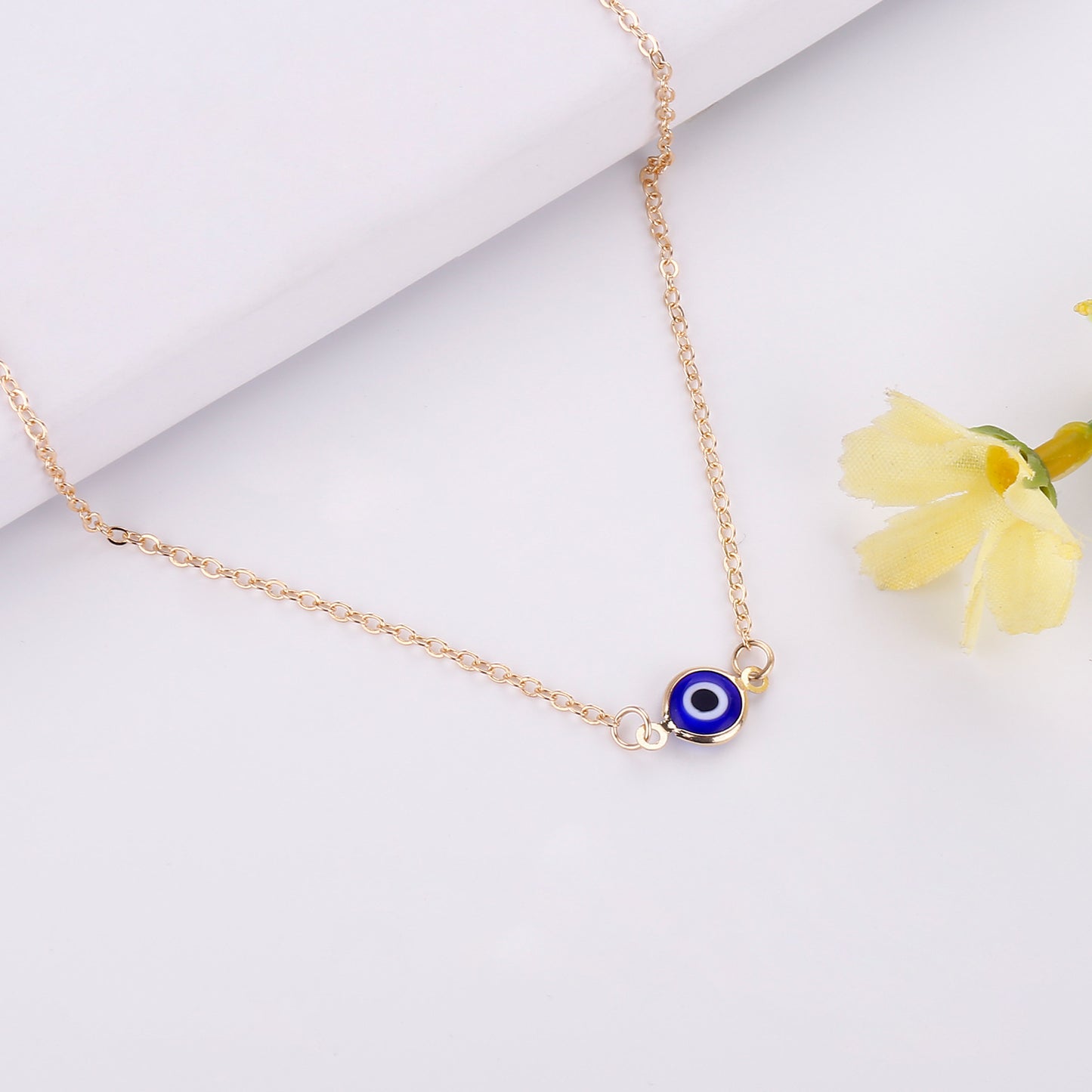 Evil Eye Silver Gold Color Necklace Pendants